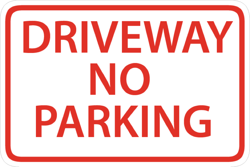 Parking and Regulation Signs 18x24